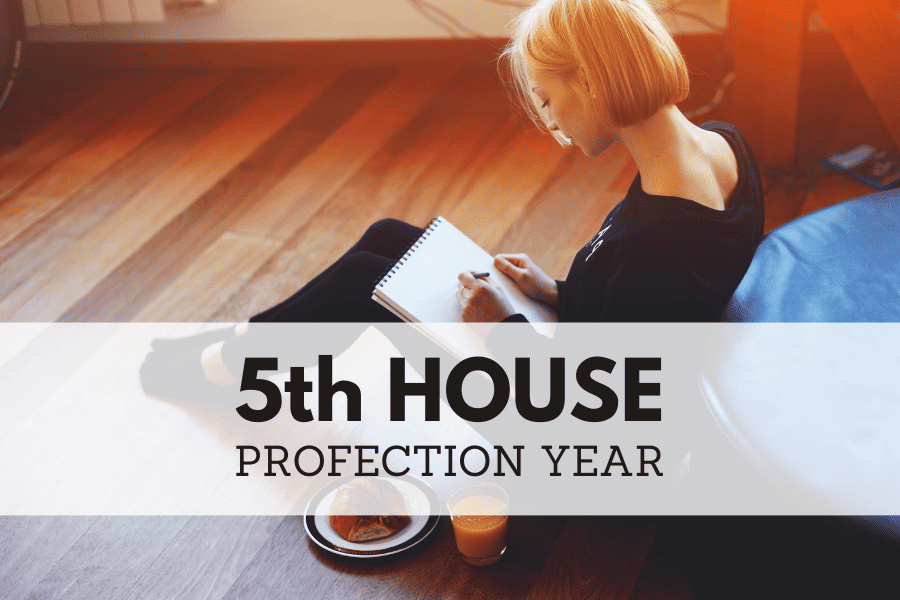 5th house profection year